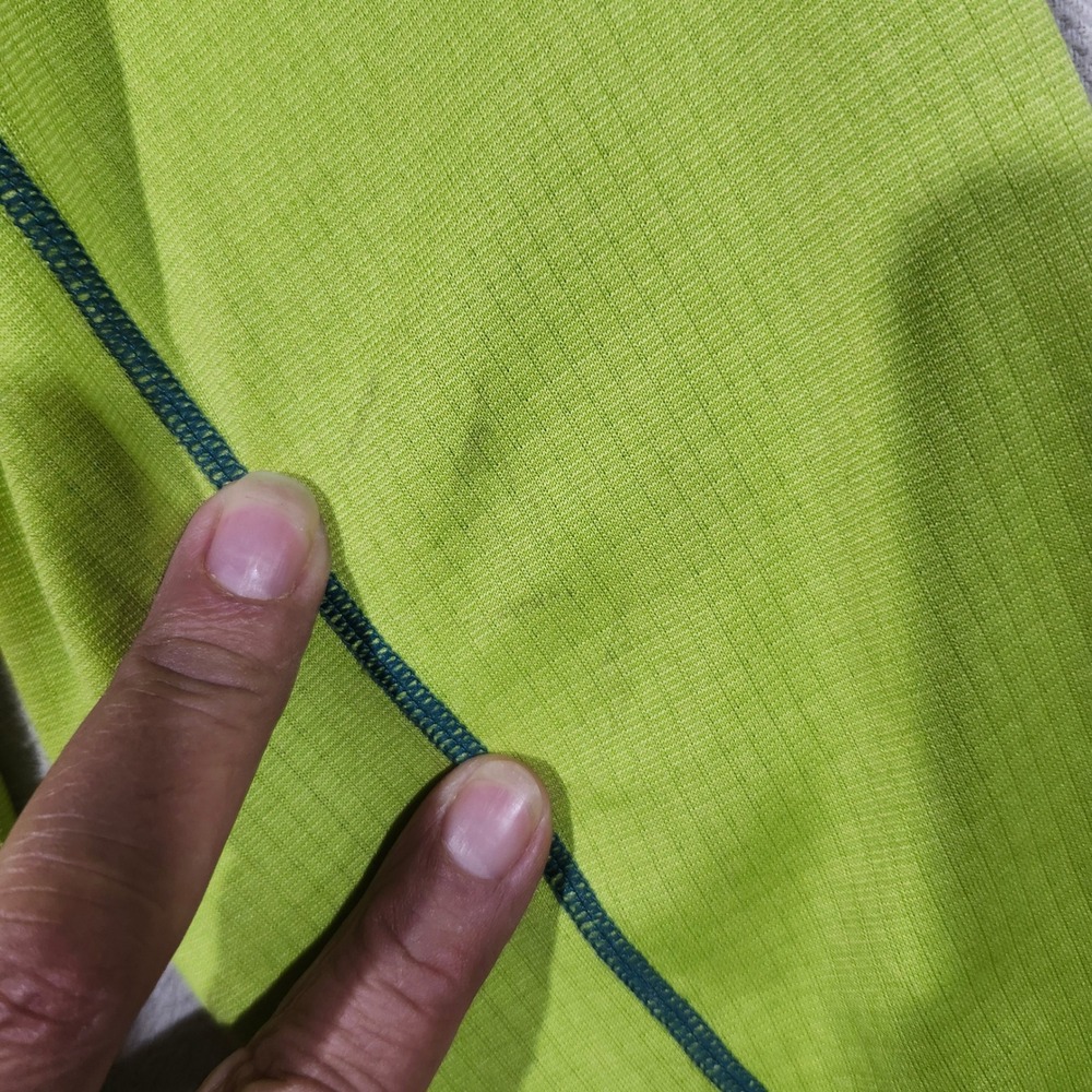 Patagonia Capilene Midweight Baselayer Men L Polartec 1/4 Zip Lime Green XL Asia - Picture 12 of 12